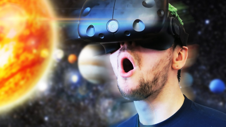 Virtual Reality och lekland med Region Väst